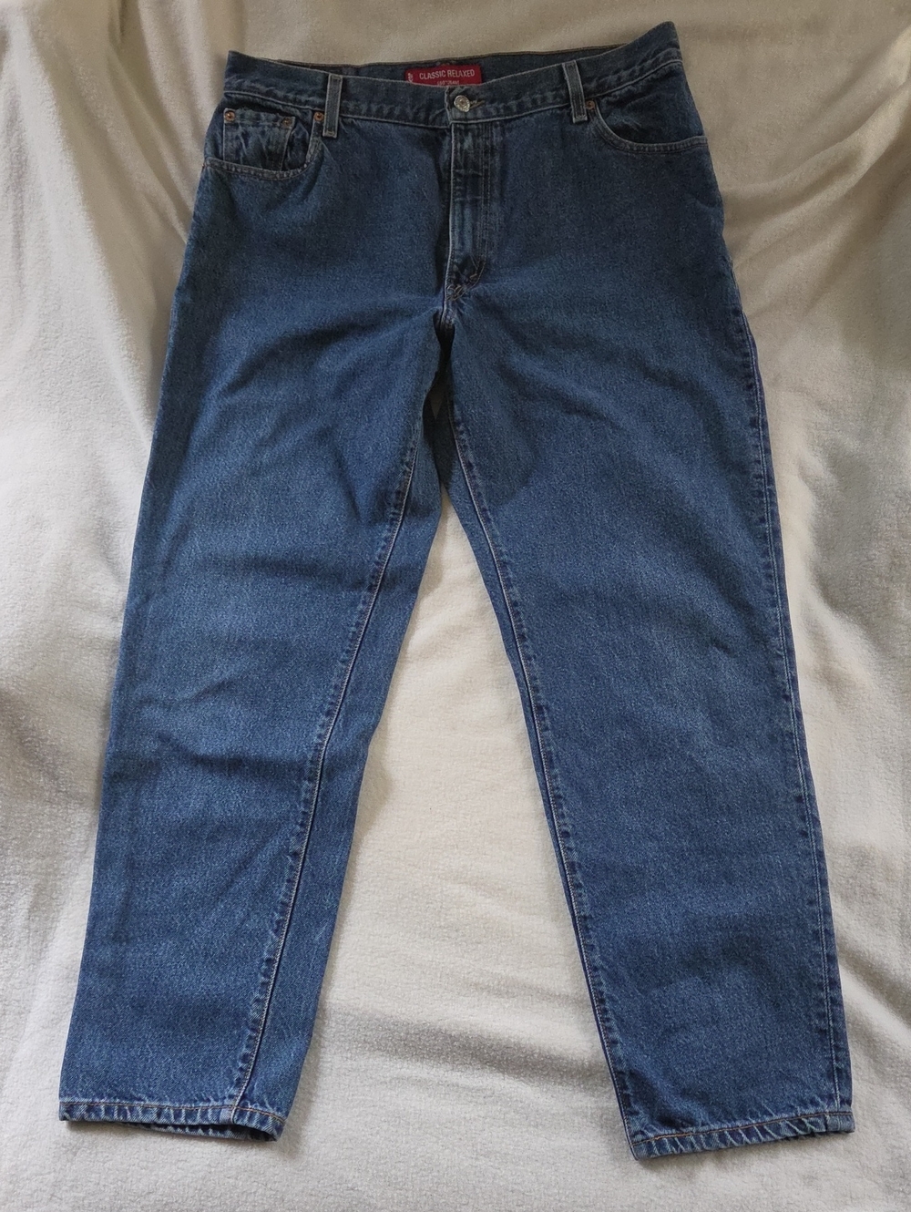 Vintage Y2K Levi’s 550 Women's 16M Relaxed Fit Tapered Leg 100% Cotton Jeans - Picture 5 of 10